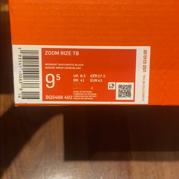 Nike zoom rize tb sz 9.5 men basketball - Picture 2 of 3